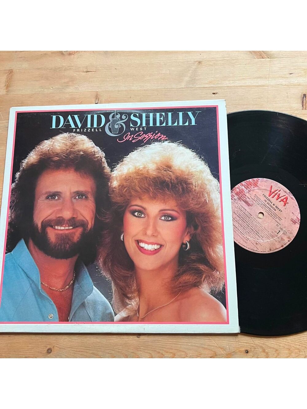David Frizzell & Shelly West - In Session 33rpm VG+ VR22